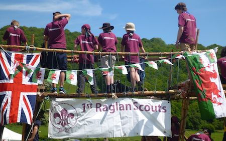 1st Raglan Scouts in Monnow