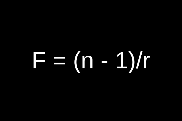 spectacle lens formula