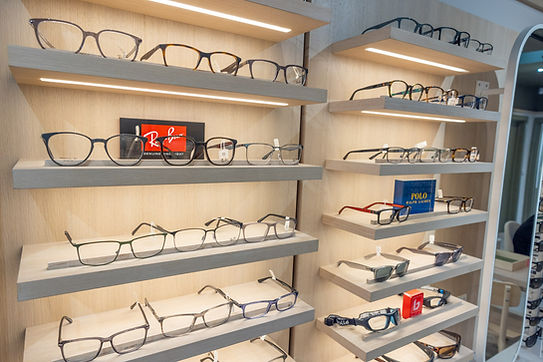 Ray-Ban Glasses on display at Barrett Opticians
