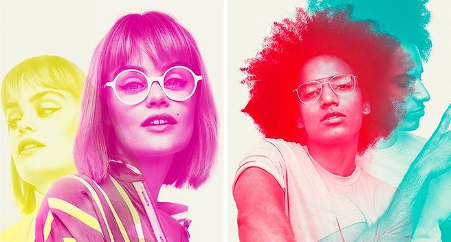 Women Wearing WOOW Glasses