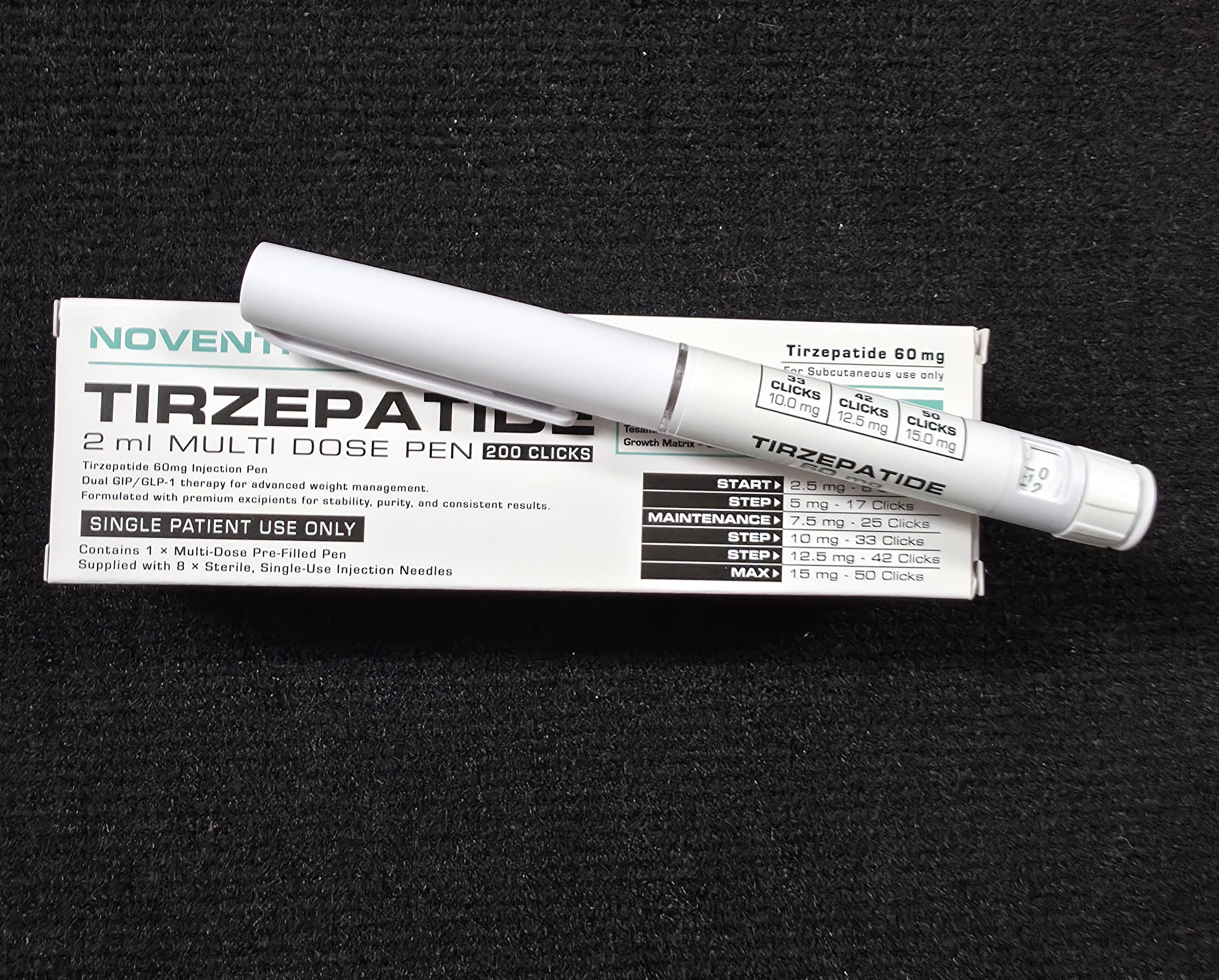 NOVENTRA TZ COMPOUND PEPTIDE PEN 60MG 2ML