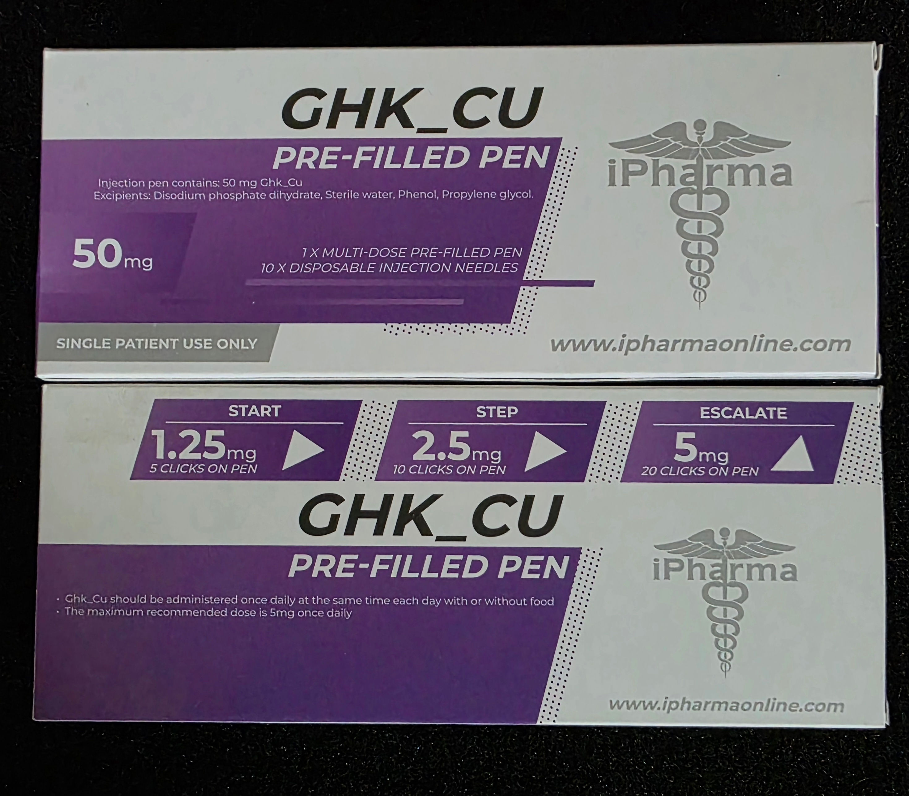 iPHARMA GHK-Cu COMPOUND PEPTIDE PEN 50MG 1.8ML