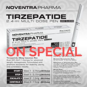 NOVENTRA TIRZEPATIDE COMPOUND PEPTIDE PEN 30MG 2.4ML