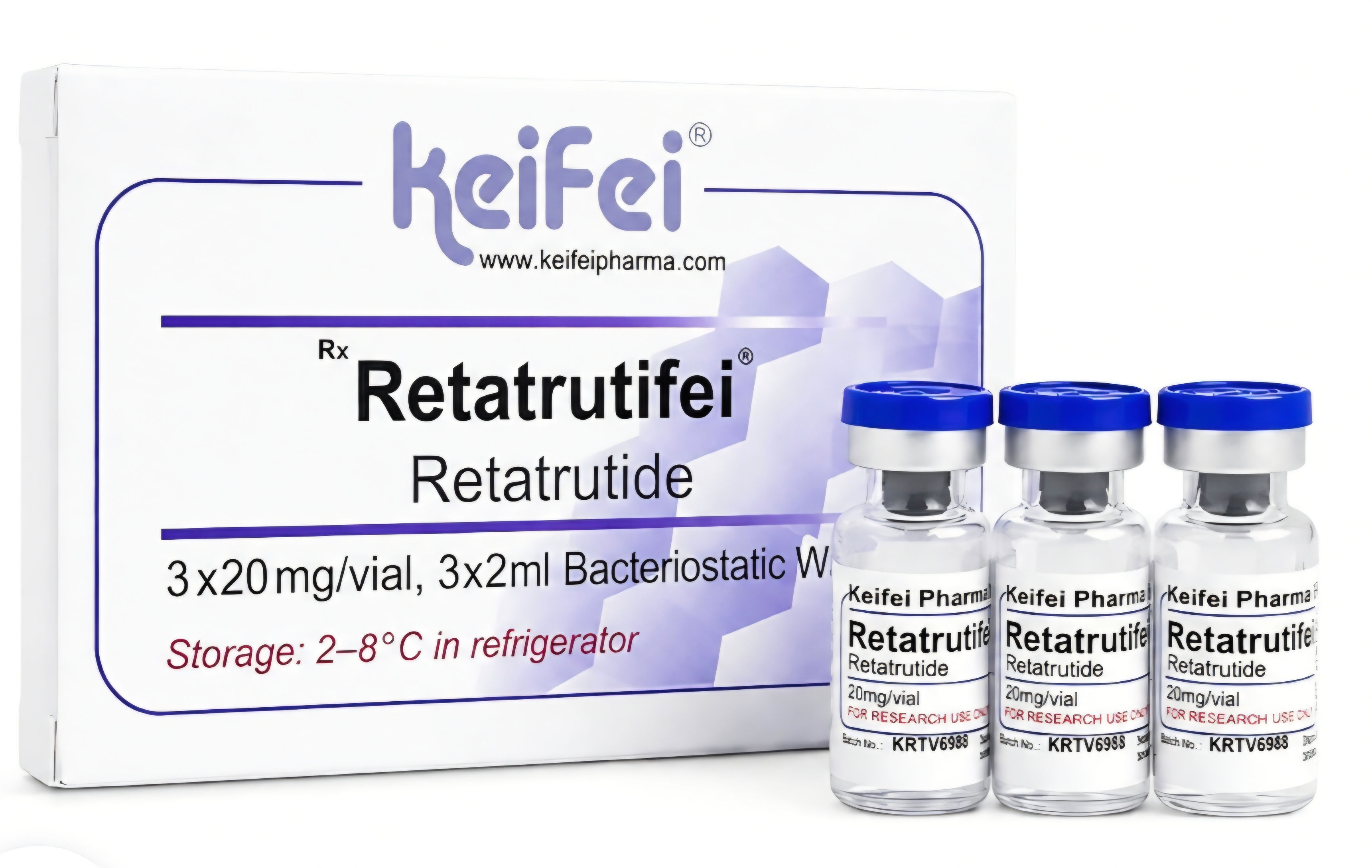KEIFEI RETATRUTIDE COMPOUND PEPTIDE 60MG