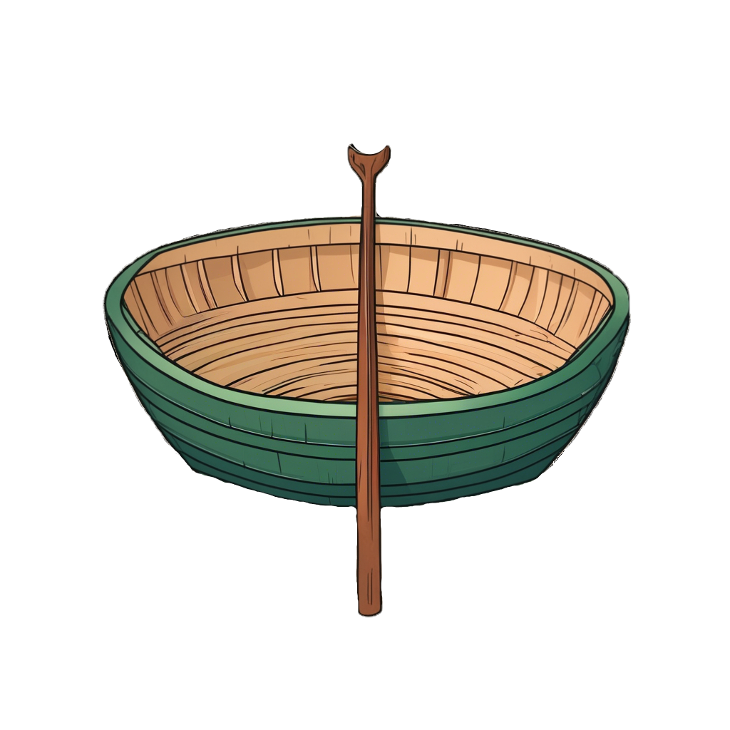a round shaped coracle with an oar illustration with no background_edited.png
