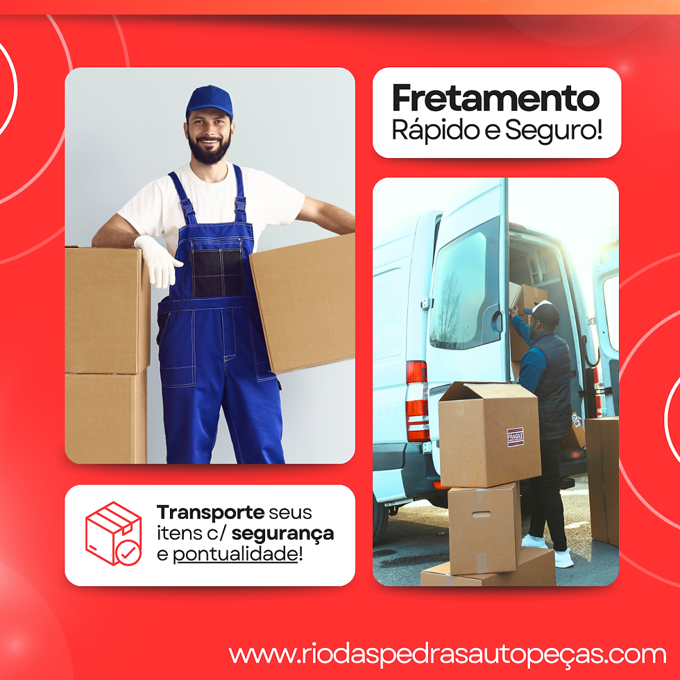 O melhor serviço de entregas para sua peça(1)