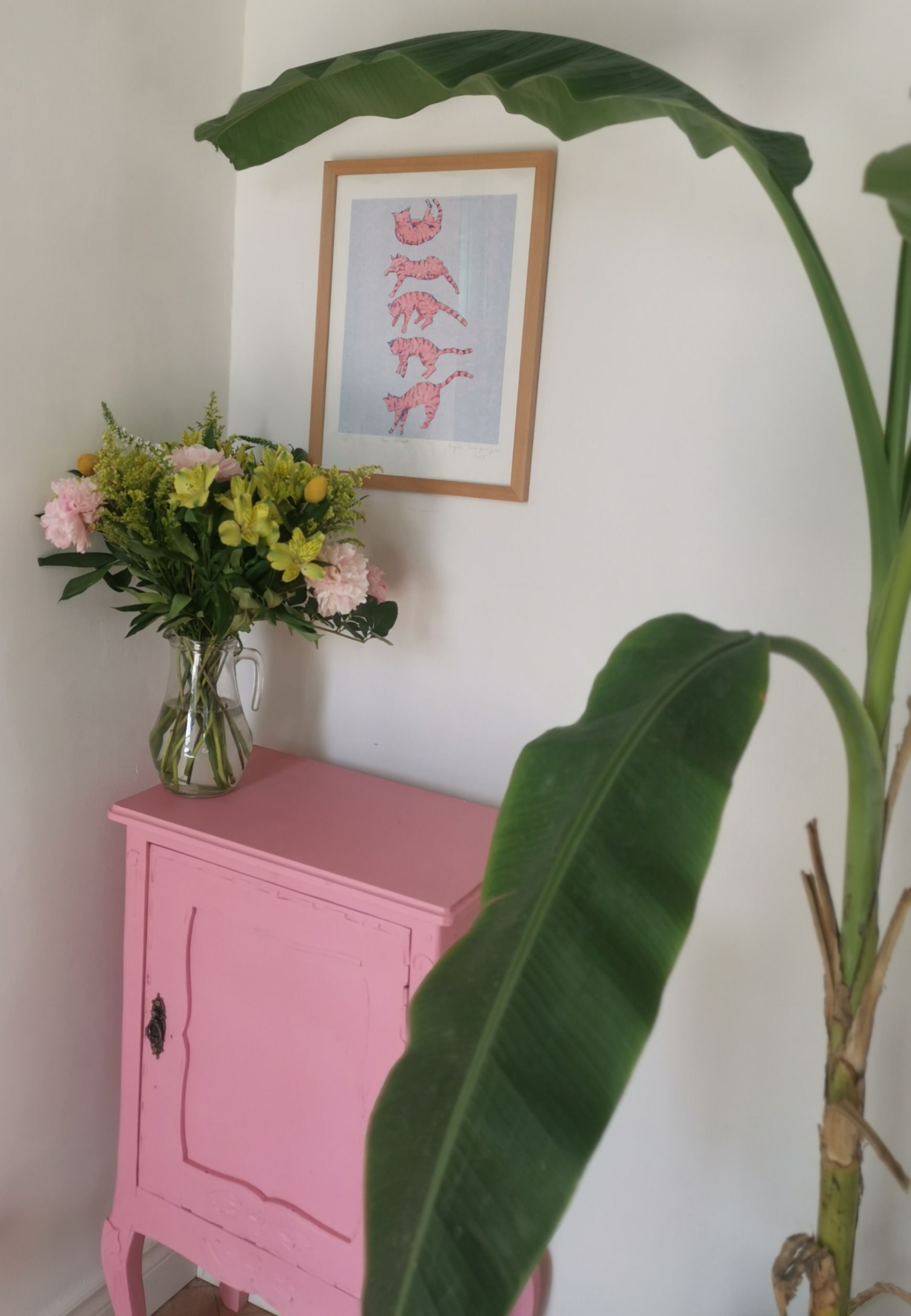 Risografía "Cae Parado" Enmarcada