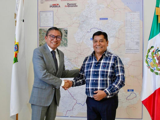 Fortalece diputado José Luis Figueroa gestión interinstitucional para obras en el sur del Municipio de Puebla