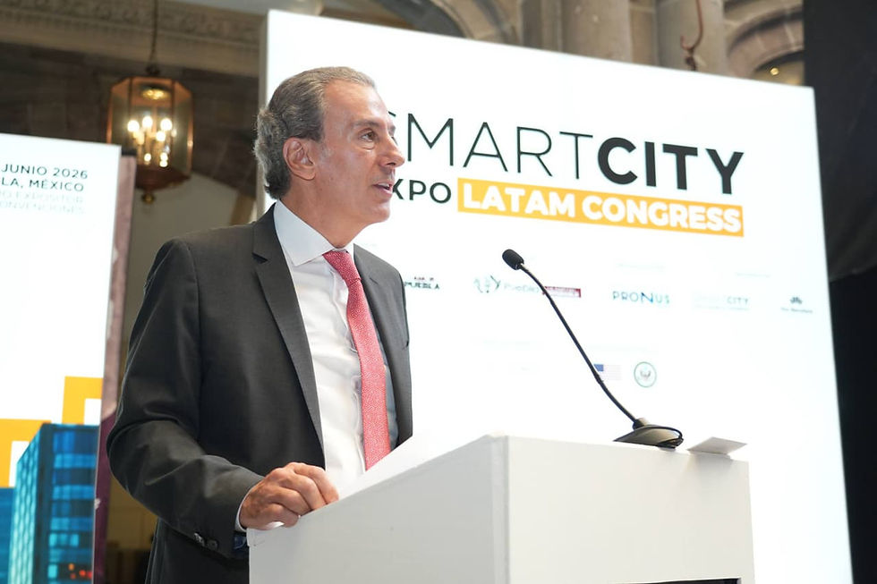 Puebla, epicentro de la innovación: Pepe Chedraui presenta el Smart City Expo LATAM Congress 2026