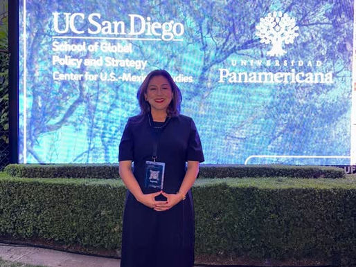 ¡Visión global desde San Diego! Nadia Navarro fortalece lazos en el U.S.-México Forum 2026