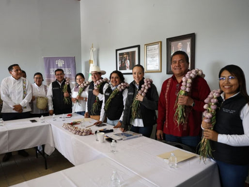 Congreso entrega copia de decreto que declara al Municipio de San Gabriel Chilac como Capital del Ajo