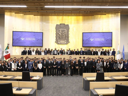 Congreso de Puebla recibe la IX edición del Modelo de Naciones Unidas de Trinity School MX