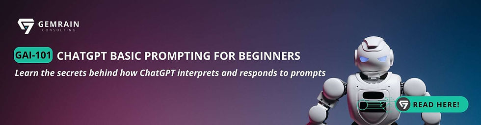 ChatGPT Basic Prompting for Beginners