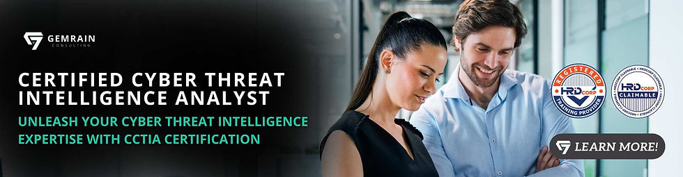 Certified Cyber Threat Intelligence Analyst