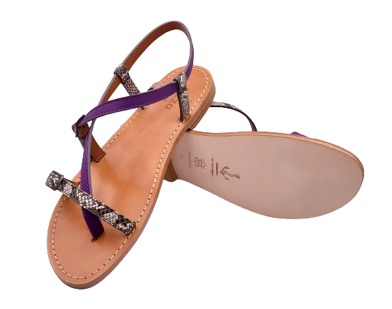 Miniatura: Zara purple - stampa pitone tao