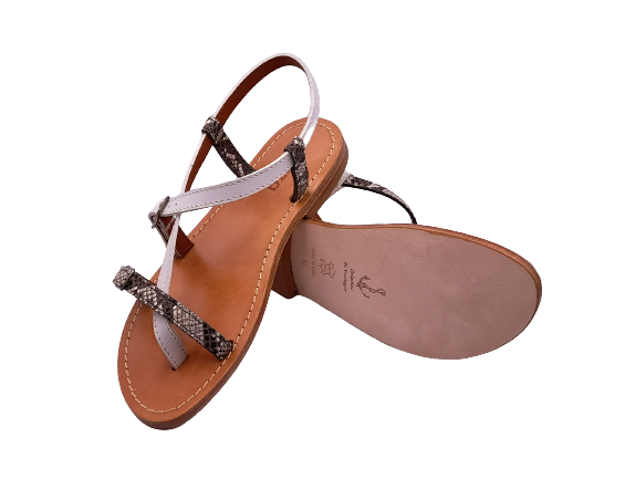 Miniatura: Zara bianco - stampa pitone tao