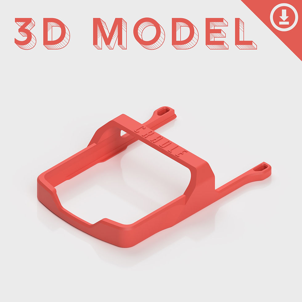 Cradle for Game Boy Color - Printable 3D Model