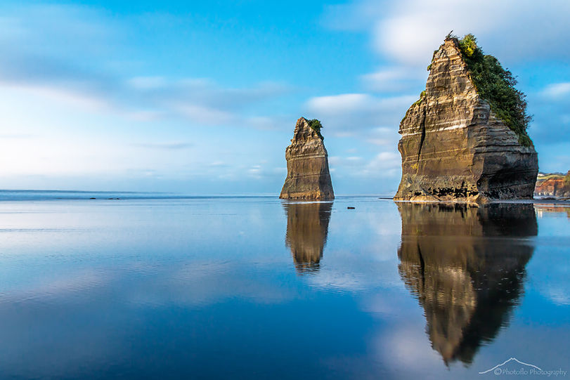 Tongaporutu, Beach, Three Sisters, Taranaki, Taranaki Maunga