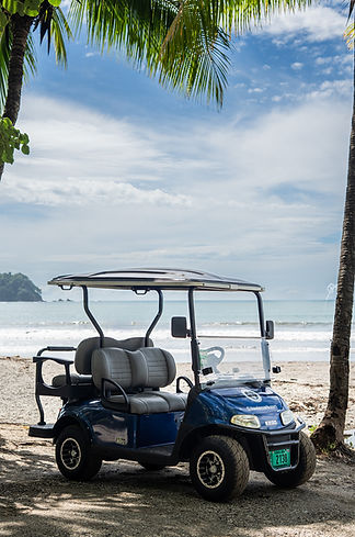 Howler Golf Cart at the Beach