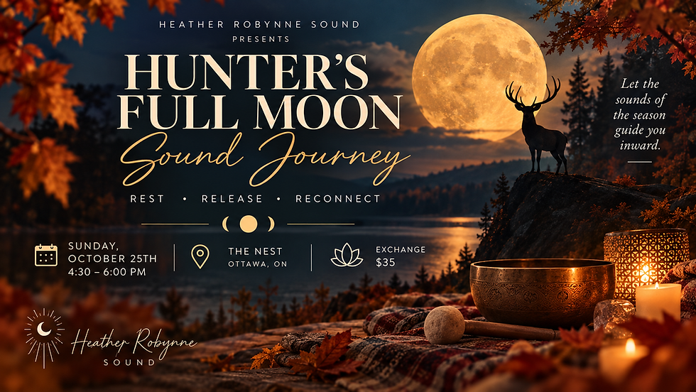 Hunter's Full Moon Sound Journey