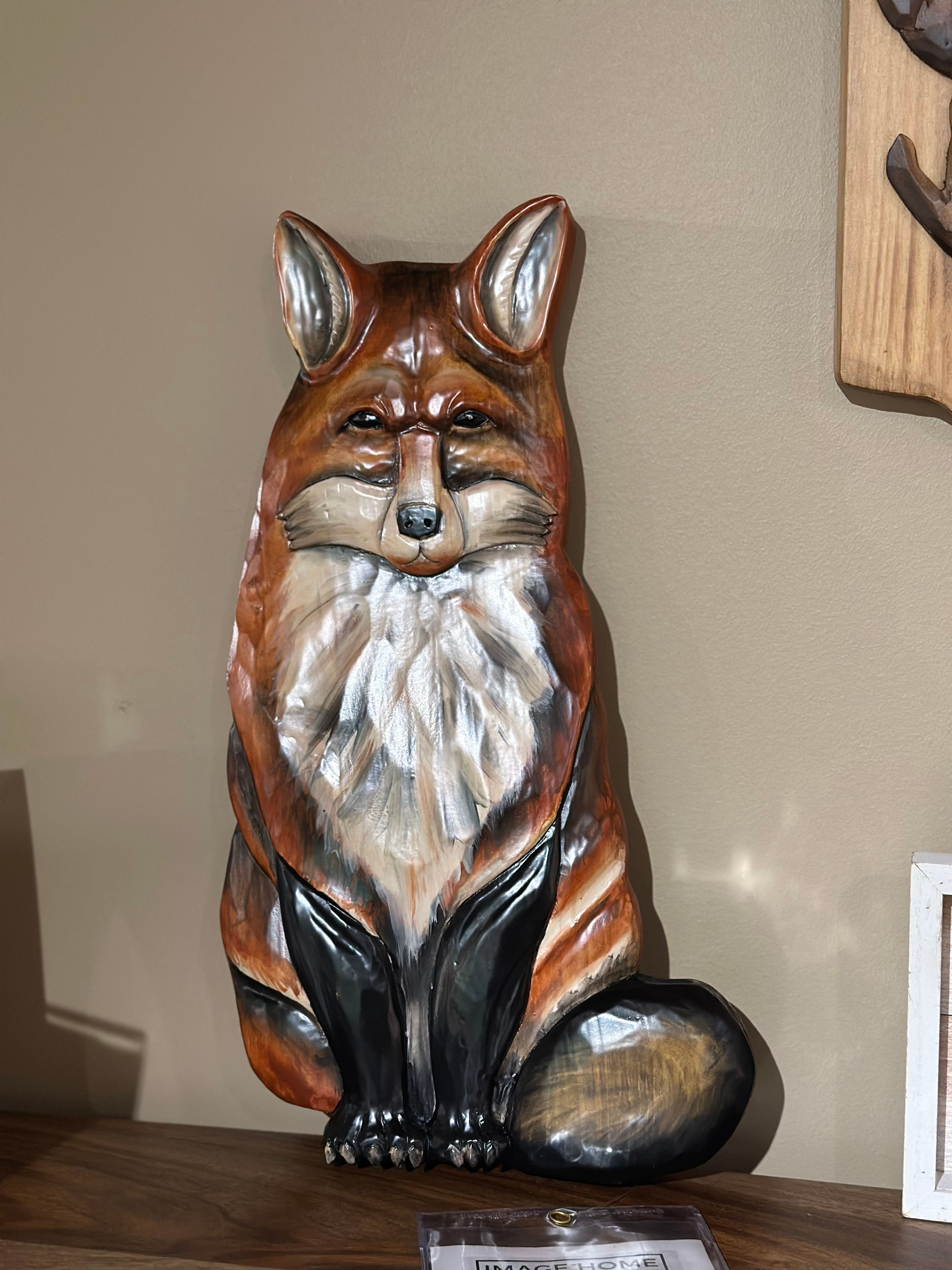 Fox Solid Wood Artwork