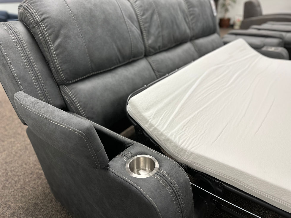 Thumbnail: Miles Memory Foam Sleeper Sofa