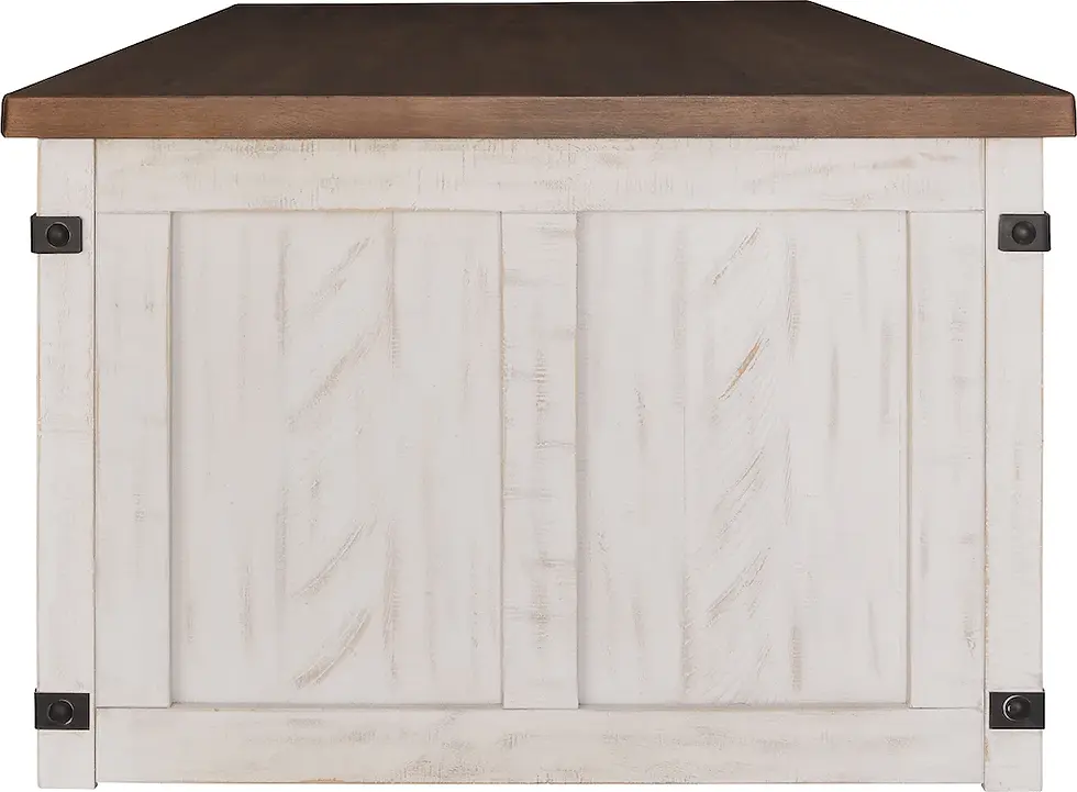 Thumbnail: Sliding Barn Door Coffee Table