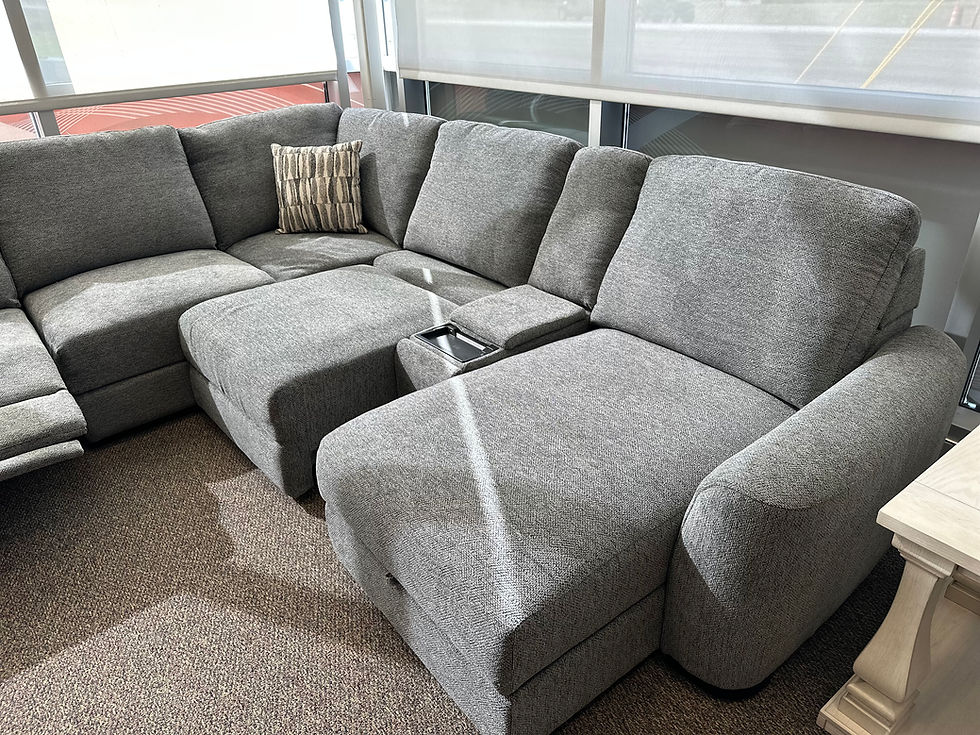 Thumbnail: Rialto Sectional with Sliding Armless Chaise