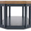 Thumbnail: 3 Piece Brown/Blue Coffee Table/End Table Set