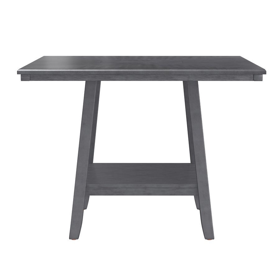 Thumbnail: Seneca Grey Counter Height Table with Lazy Susan