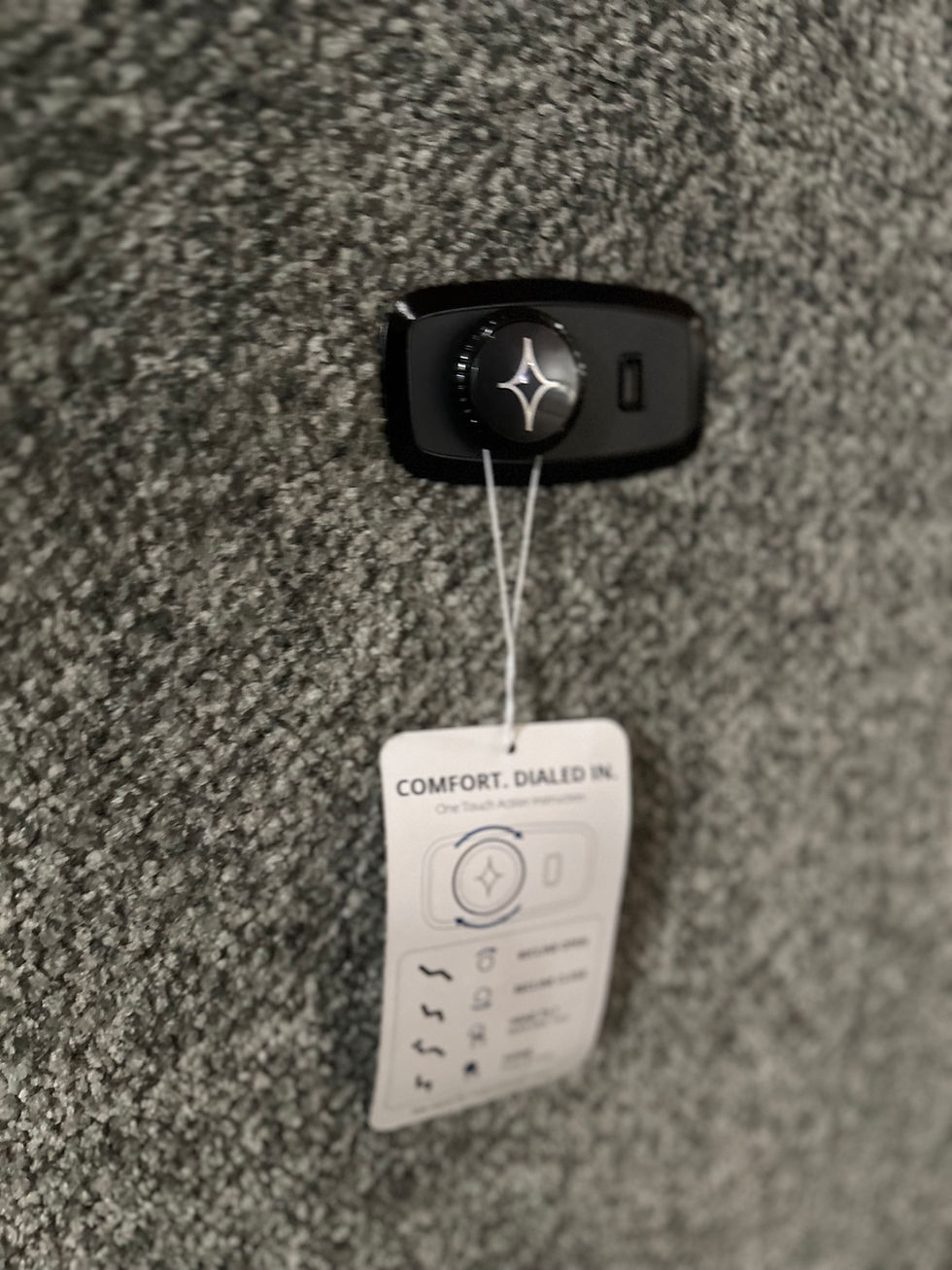 Thumbnail: 8MZ37 Grey 19873 Rocking Power Recliner with Power Headres