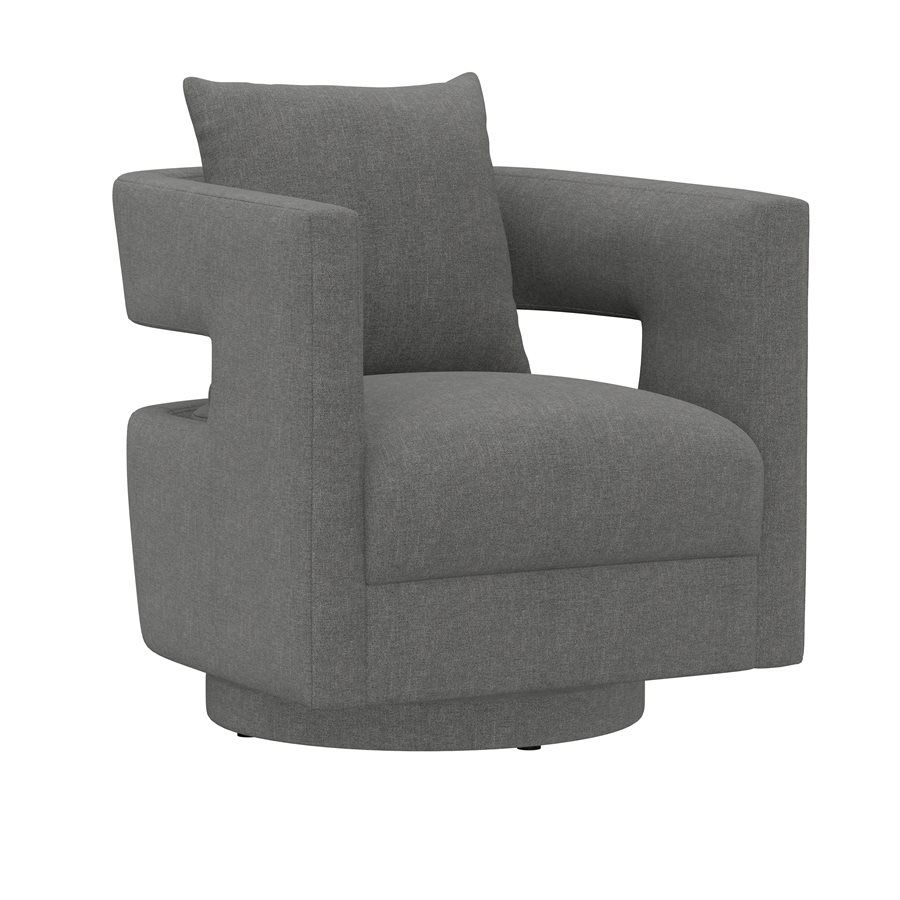 Thumbnail: Jude Gray Swivel Accent Chair