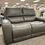 Thumbnail: Scottsdale All Leather Grey Loveseat
