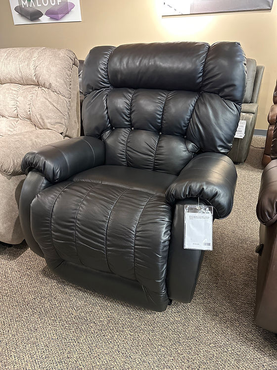 The Beast Oversized Leather Recliner 9B14LV Black | Image Home