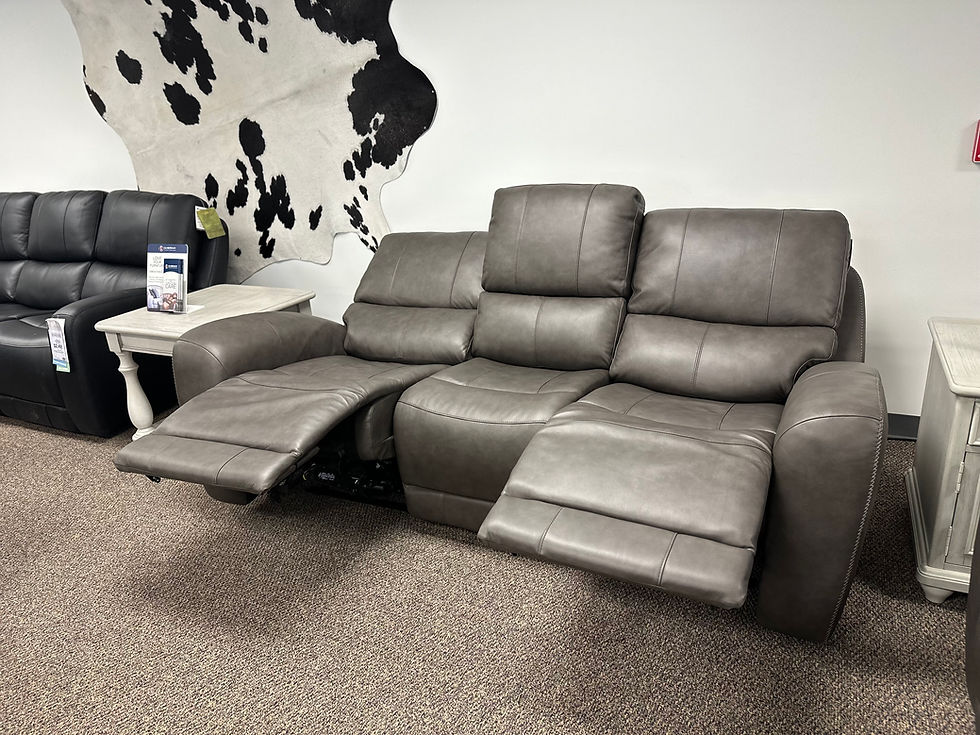 Thumbnail: Scottsdale All Leather Grey Sofa