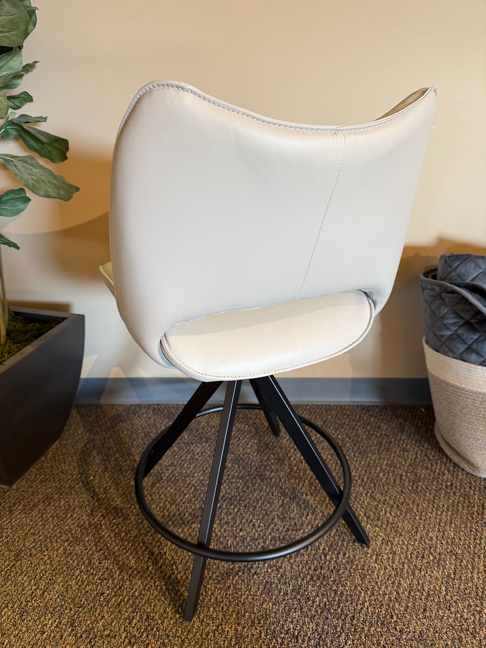 Thumbnail: Winston 24" Cream Swivel Barstool