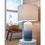 Thumbnail: Ceramic White and Teal Lamp