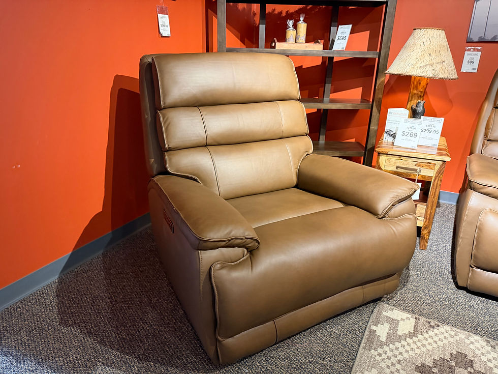 Thumbnail: Liberty Recliner with Power Recline, Headrest and Lymabr OLYMPUS Collection