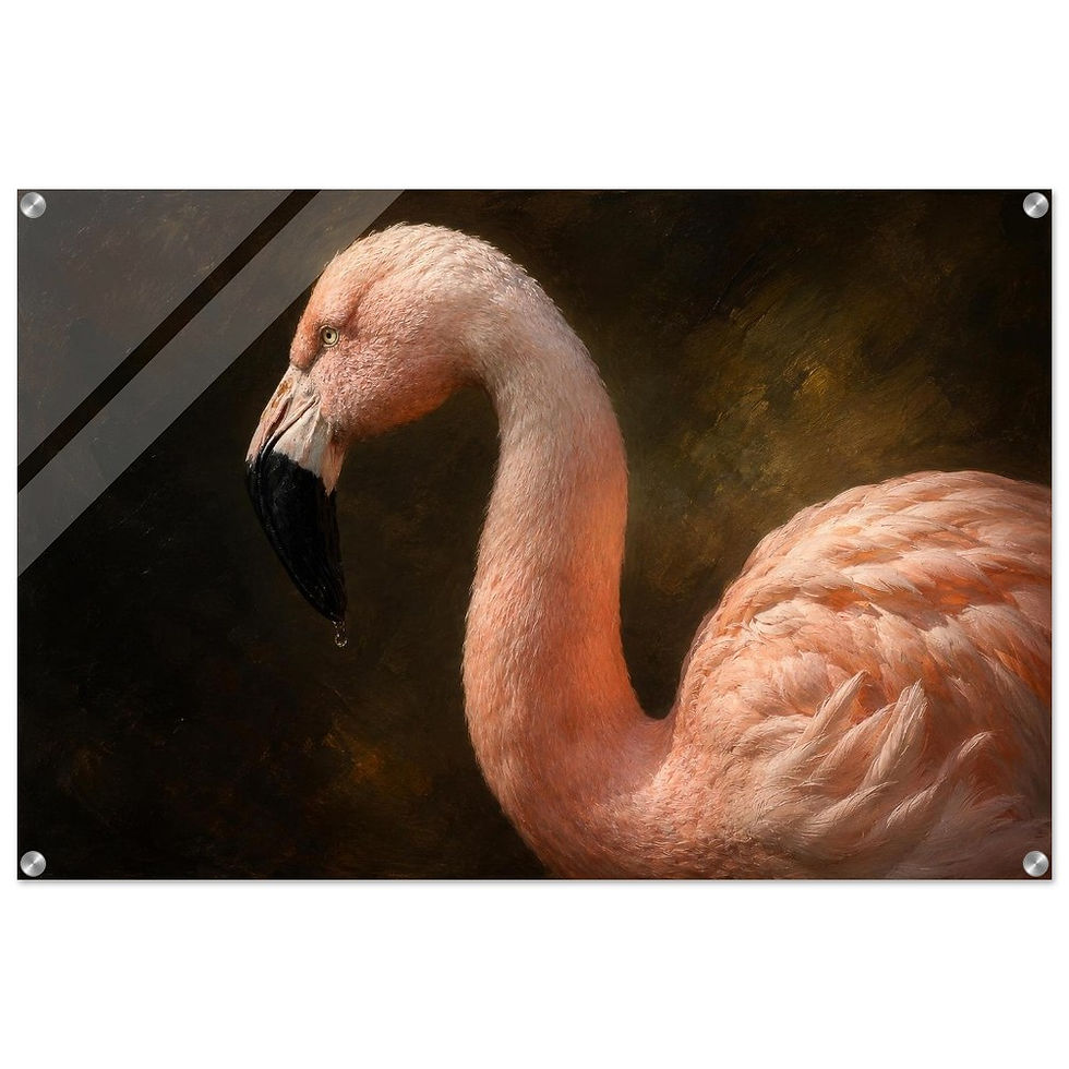 Thumbnail: Blush & Shadow - Acrylic Print