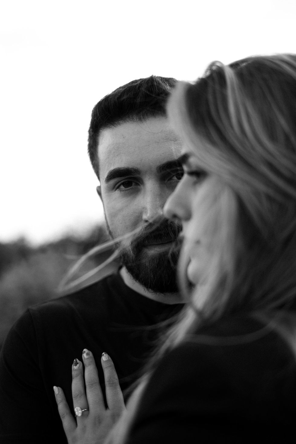 cinematic close up couples photography with natural emotion