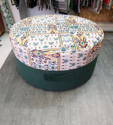 הדום עגול מעוטר בדוגמה