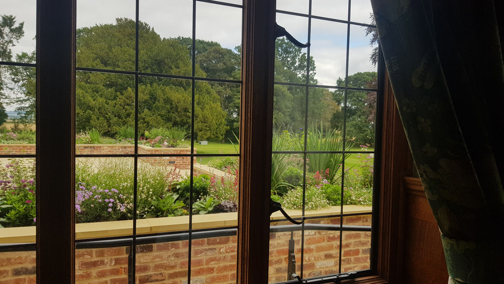 wedding venue, burtonfields hall, landscape design, planting design, yorkstone, redbrick, yorkshire, herbaceous planting, country house, Edwardian house, garden terrace, terrace