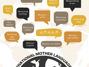 Sari-saring Lenggwahe, Sari-saring Kultura Tungo sa Language Development (International Mother Language Day, 21 Feb 2022)