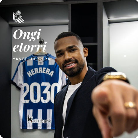 Yangel Herrera ya es nuevo jugador de la Real Sociedad