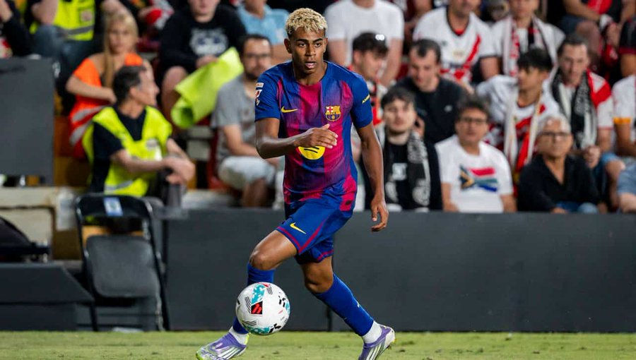 Lamine durante una aparición esta temporada/ Fuente: Tiempo de Juego de Cope