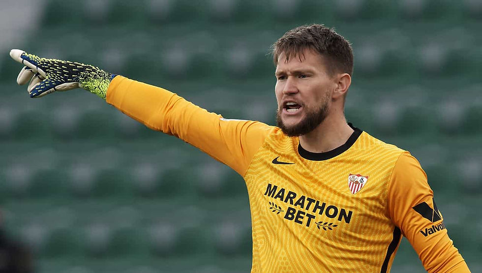 Tomas Vaclik con la camiseta del Sevilla / Cordon Press