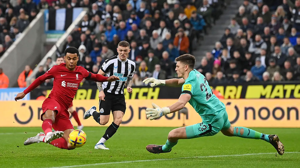 Imagen de un enfrentamiento previo entre Liverpool y Newcastle en St James Park.