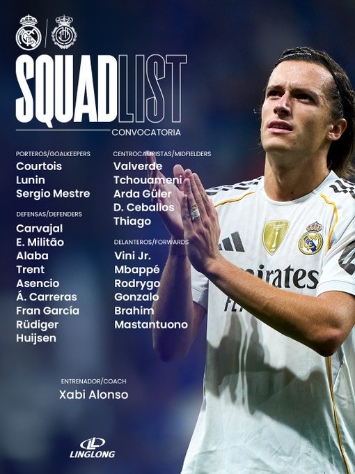 Thiago PItarch vuelve a ir convocado con el primer equipo.