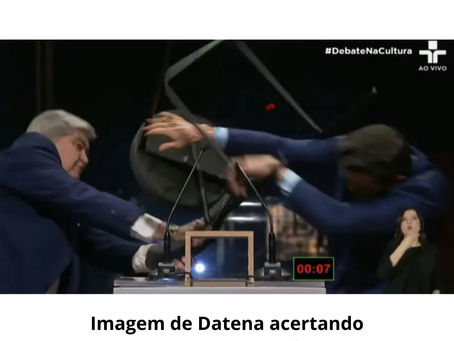 Datena agride Marçal em debate para prefeitura de SP.