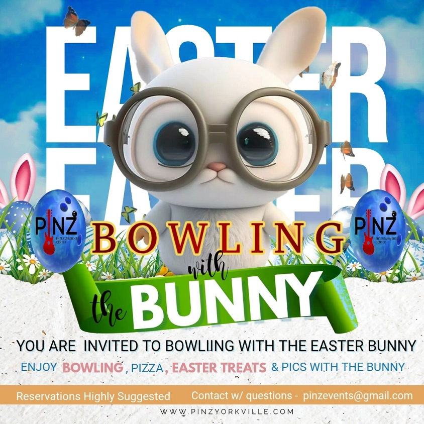 Bowling with the Easter Bunny